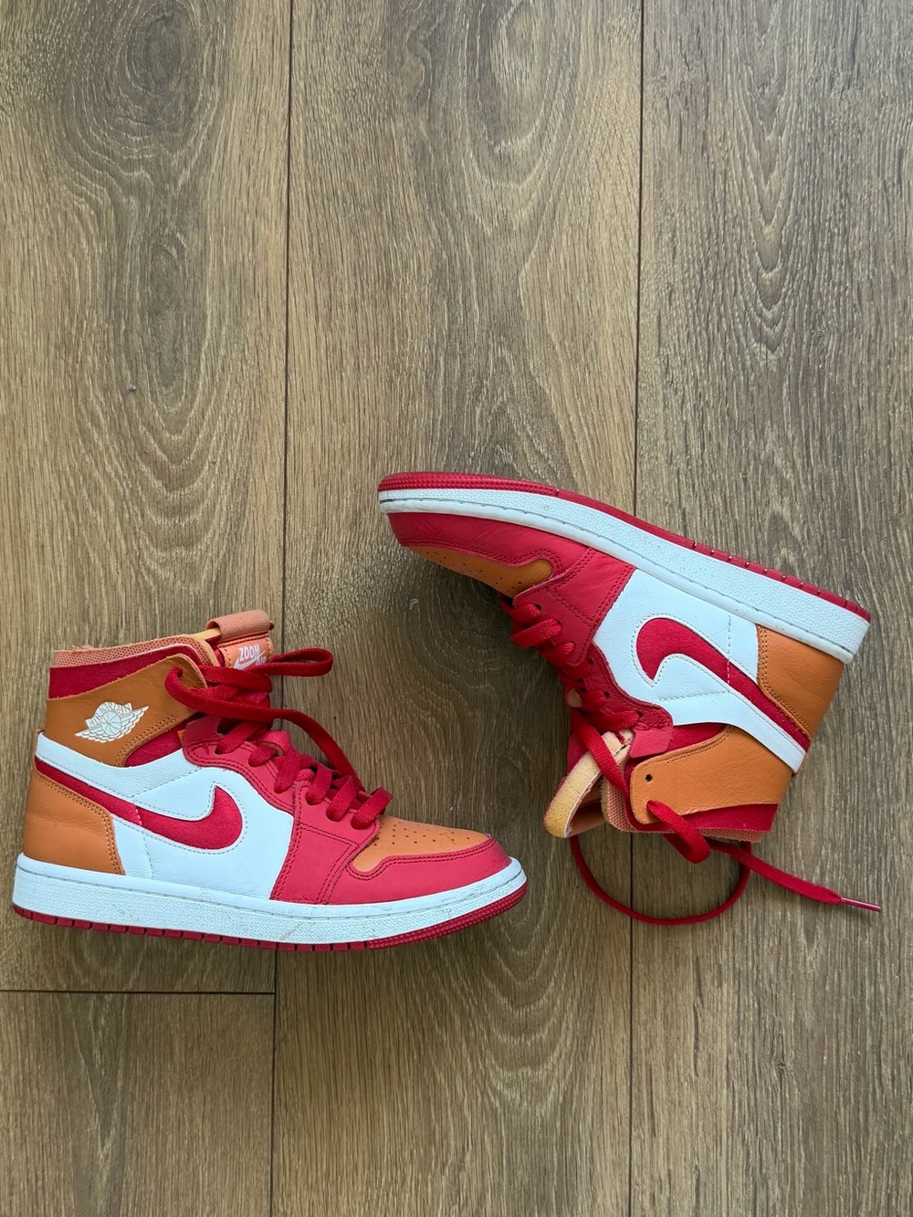 Jordan 1 High Zoom Air in Fire Red Hot Curry